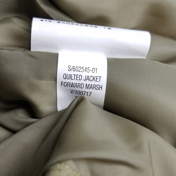 Old Navy khaki color quilted jacket size large - Picture 3 of 8